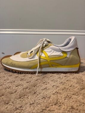 Loewe Flow Runner 2.0 Paula’s Ibiza White and Yellow Men’s Sneakers